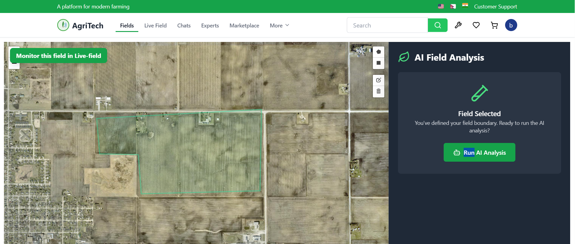 AI-Powered Agriculture Platform